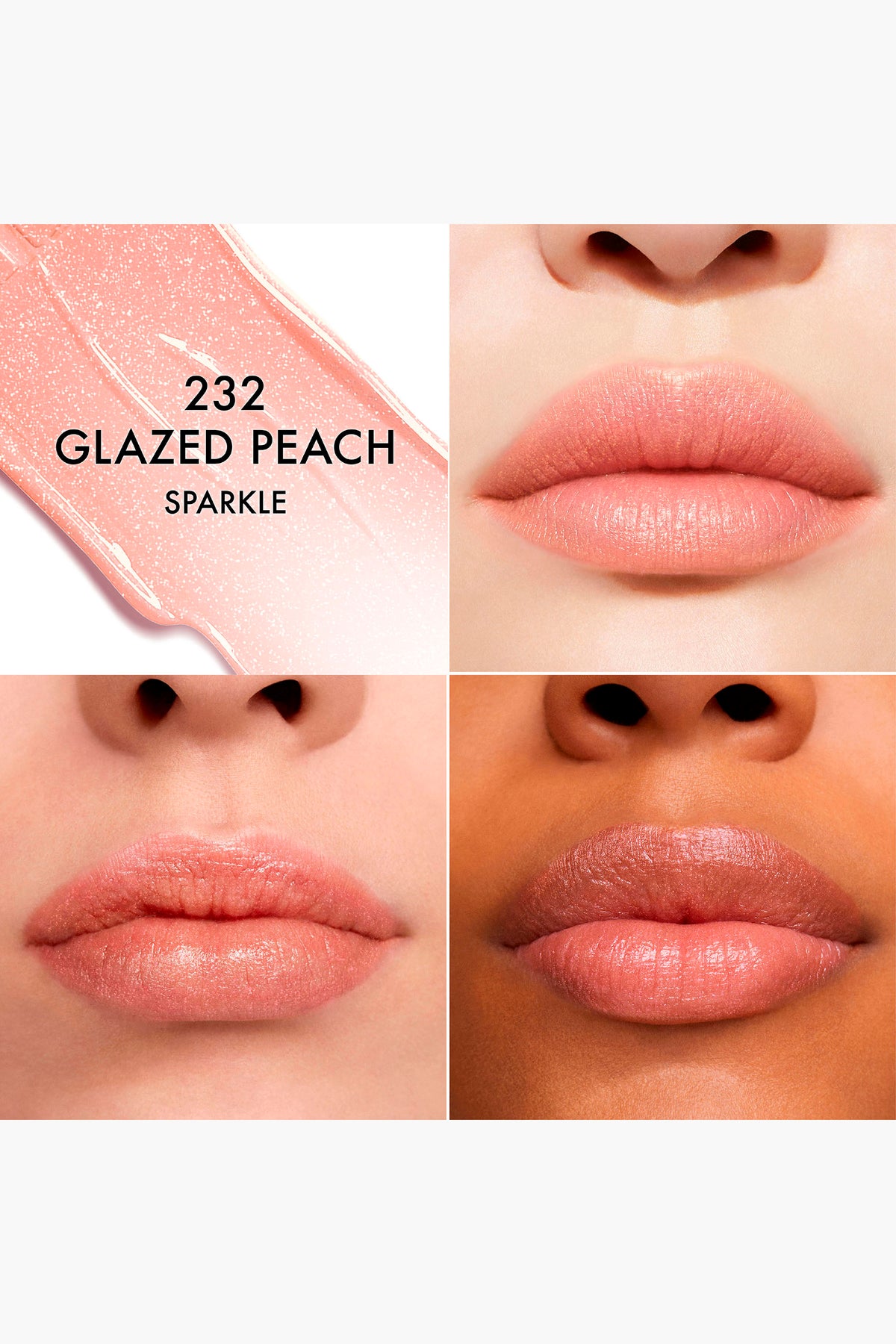 Rouge Dior Holiday Gift 2026 Edition color 232 — 232 Glazed Peach