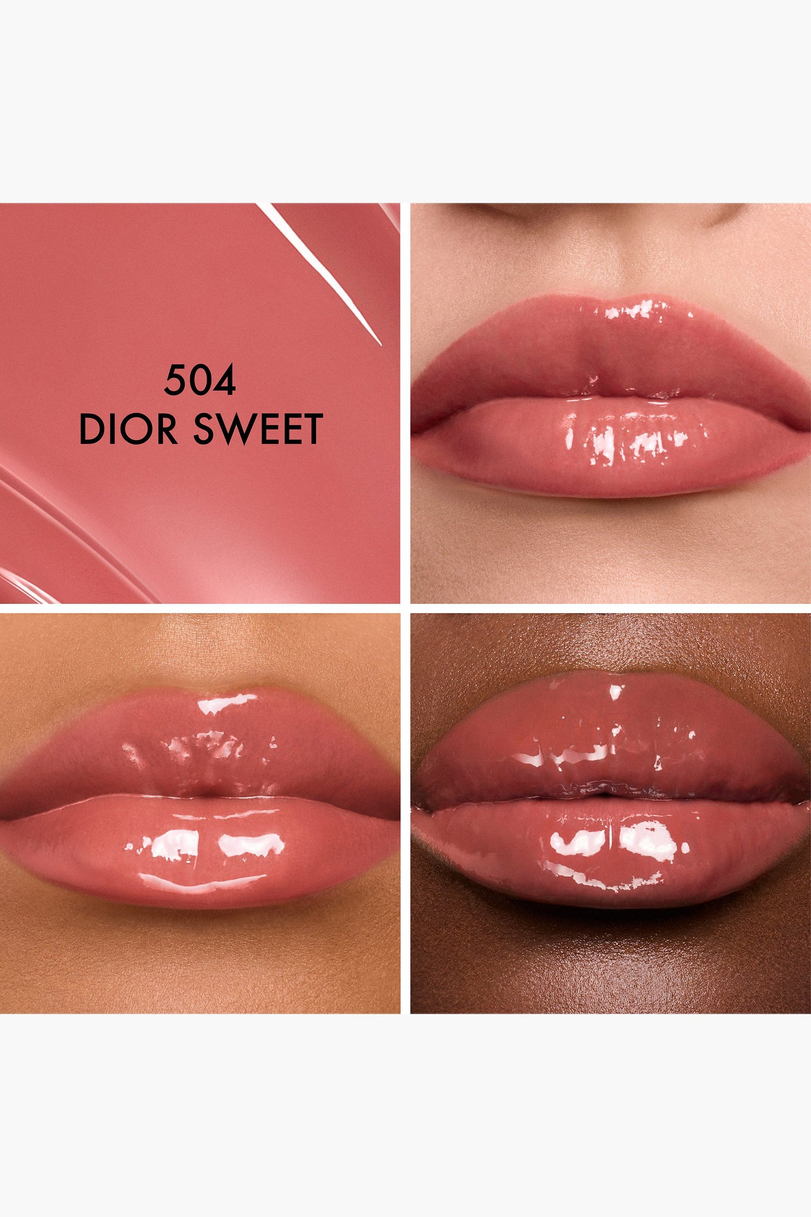 Dior Addict Glass Lipstick color 504 — 504: Dior Sweet