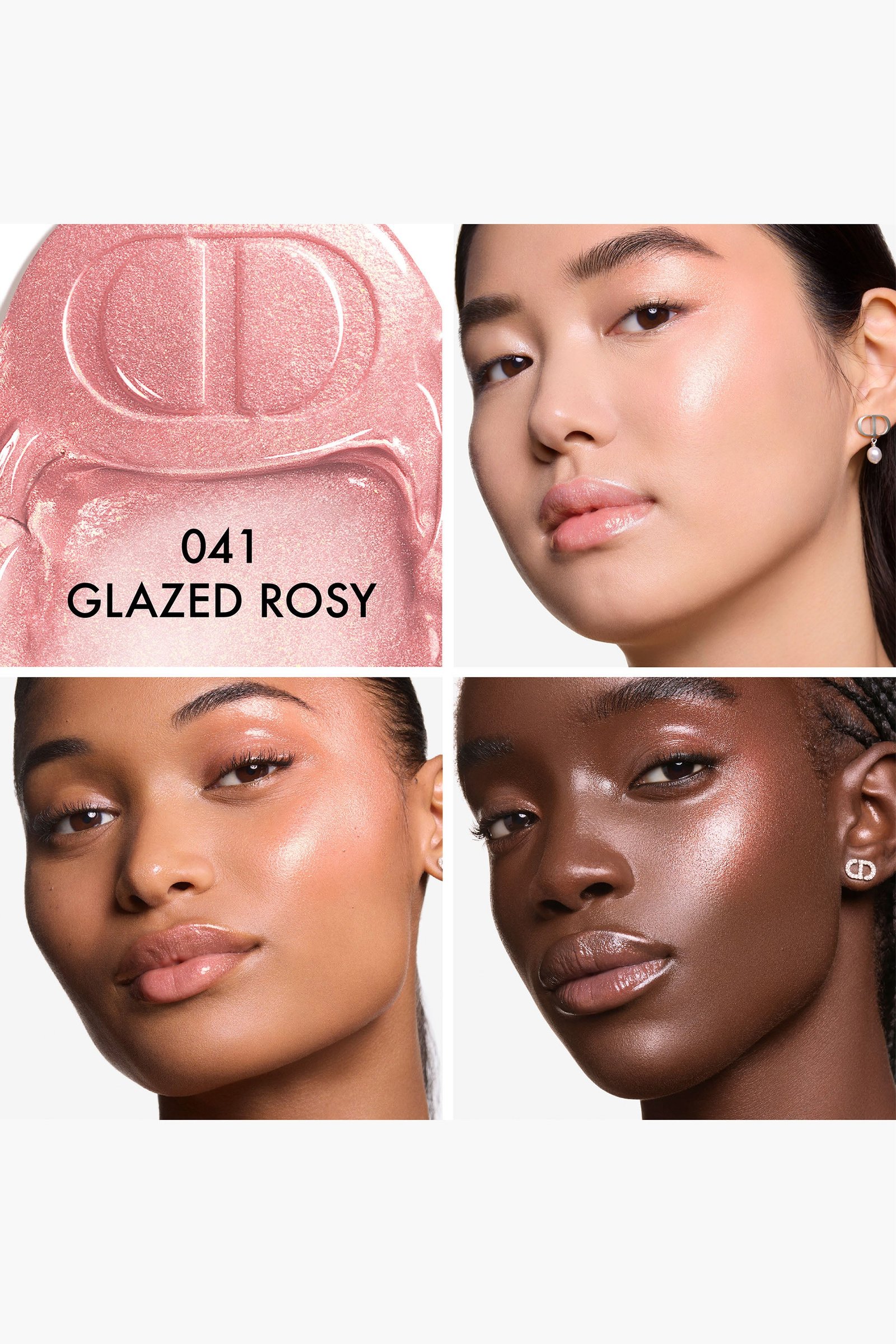 Dior Backstage Glassy Glow Stick color 041 — 041 Glazed Rosy