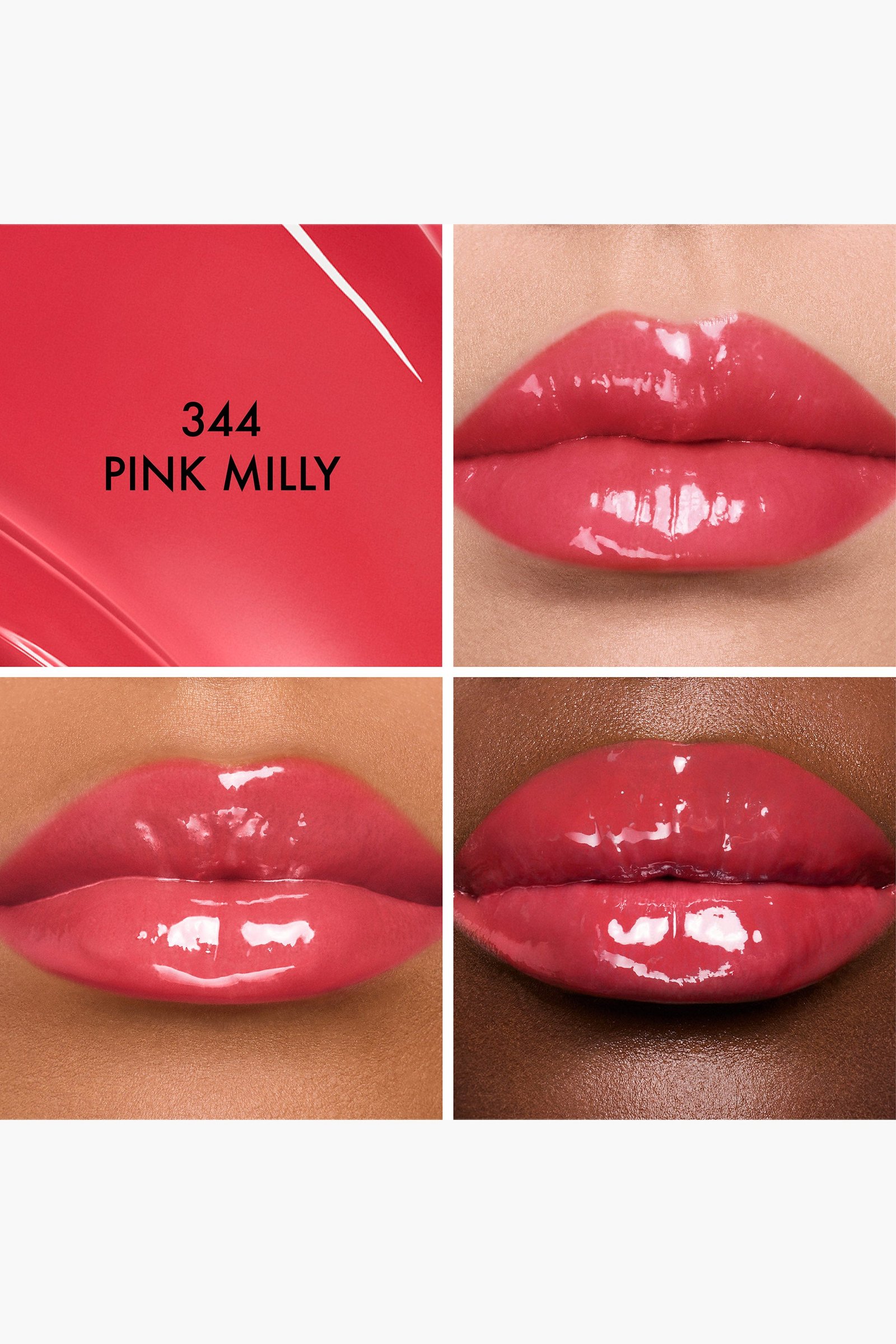 Dior Addict Glass Lipstick color 344 — 344: PINK MILLY