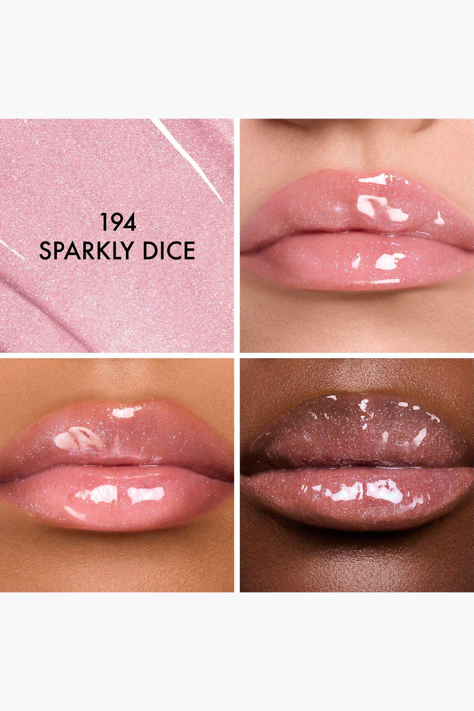 Dior Addict Glass Lipstick color 194 — 194: SPARKLY DICE