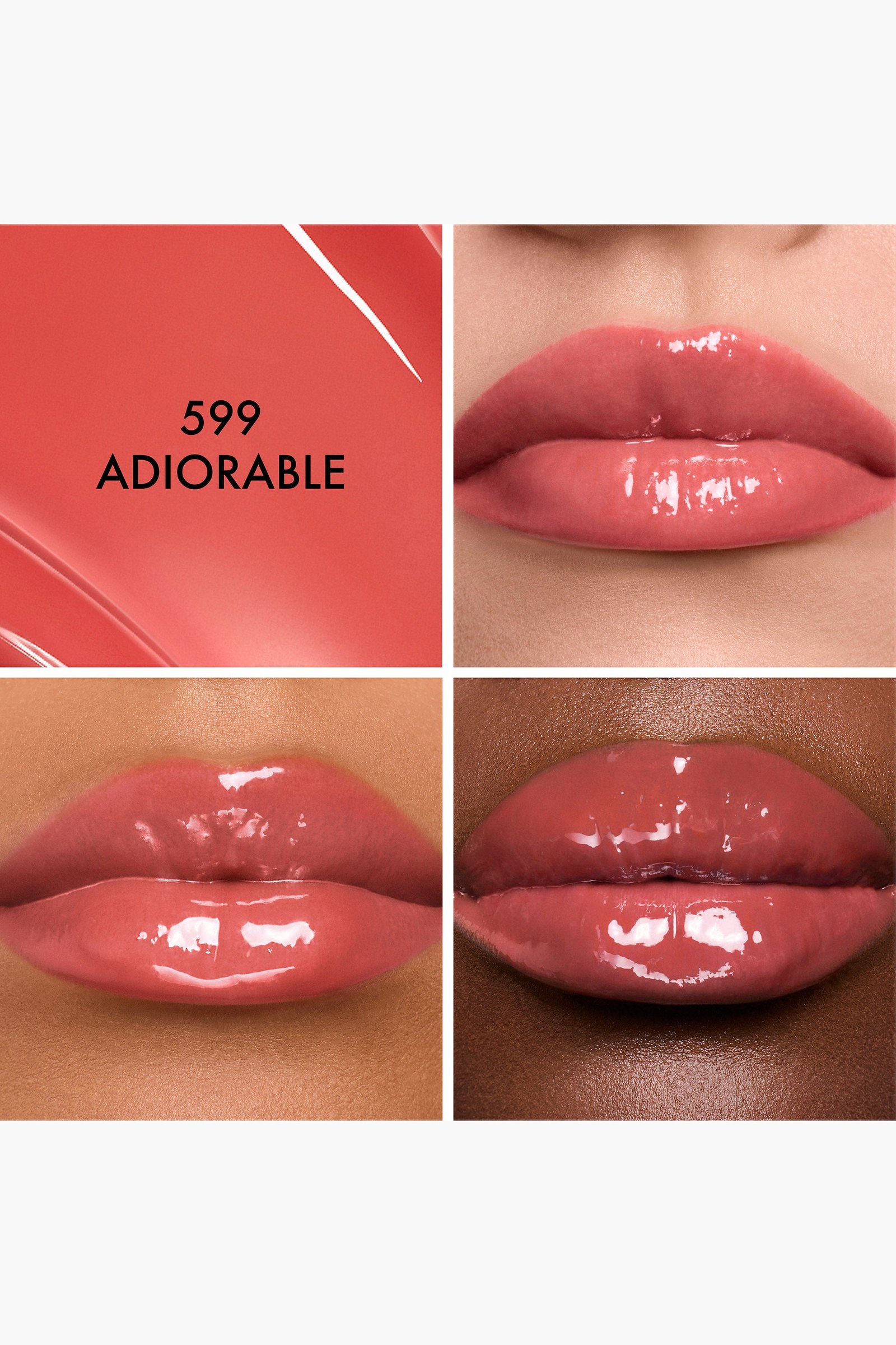 Dior Addict Glass Lipstick color 599 — 599: Adiorable
