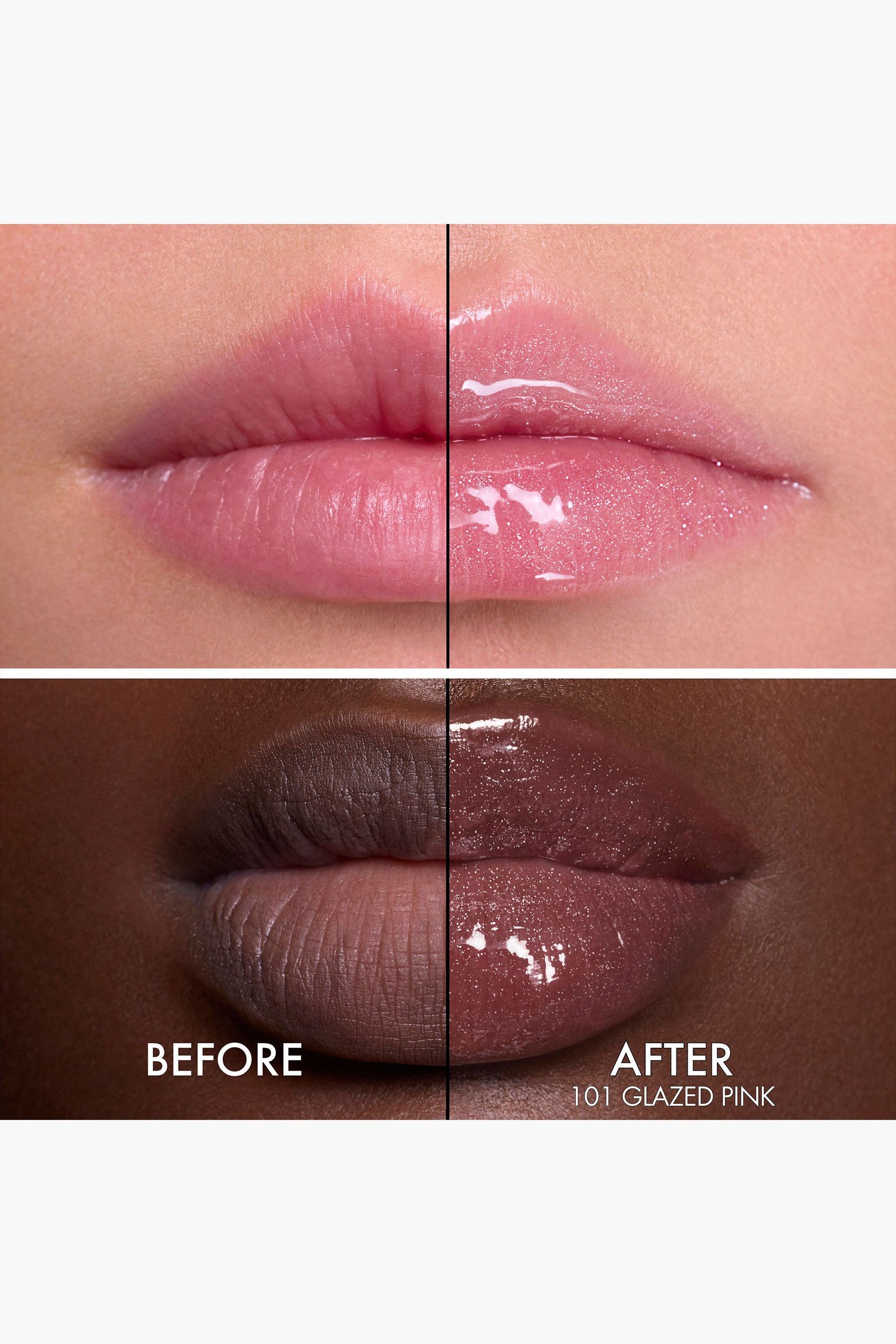 Dior Addict Lip Glow Butter color 101 — 101 Glazed Pink
