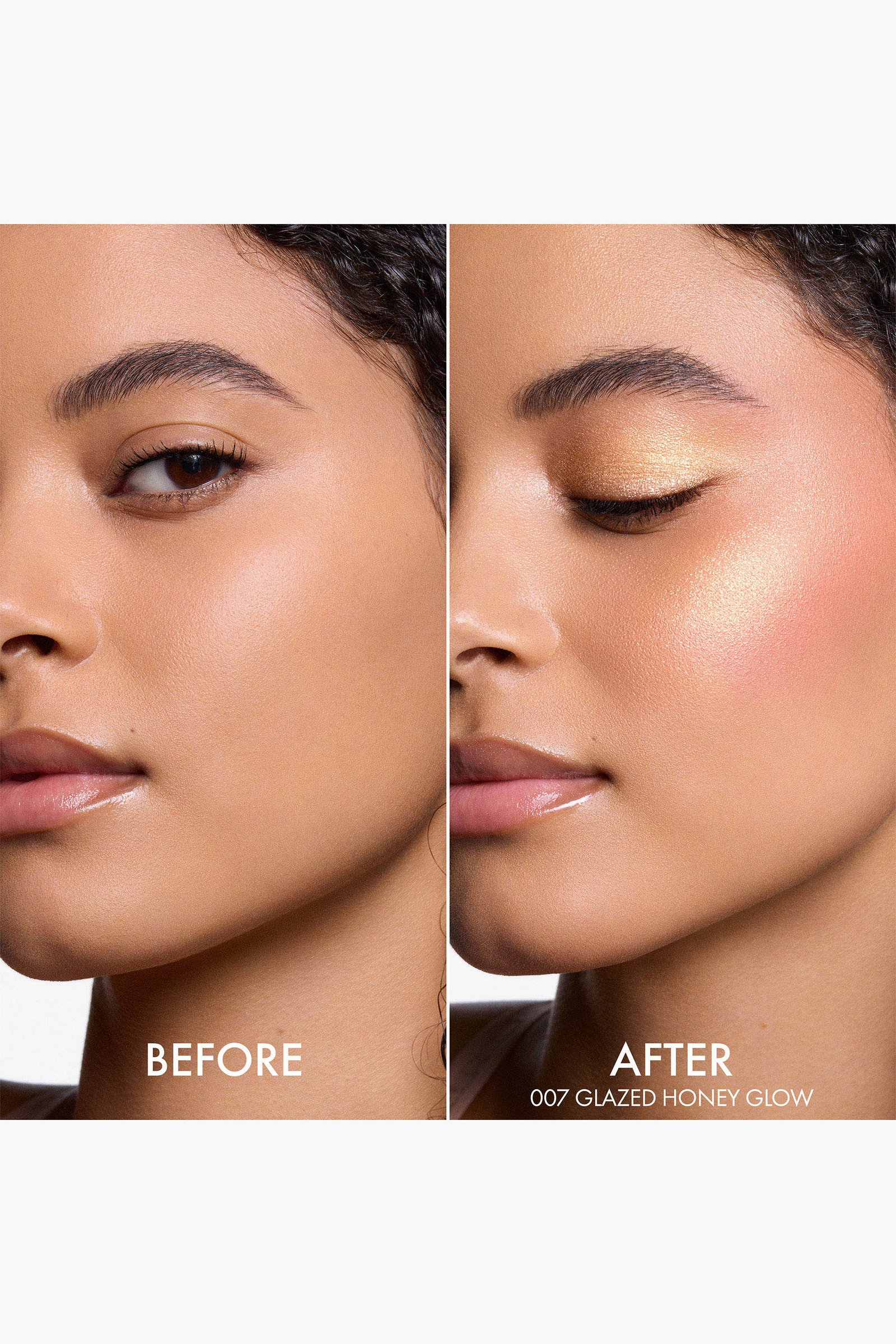 Dior Backstage Glow Maximizer Palette color 007 — 007 Iced Honey Glow