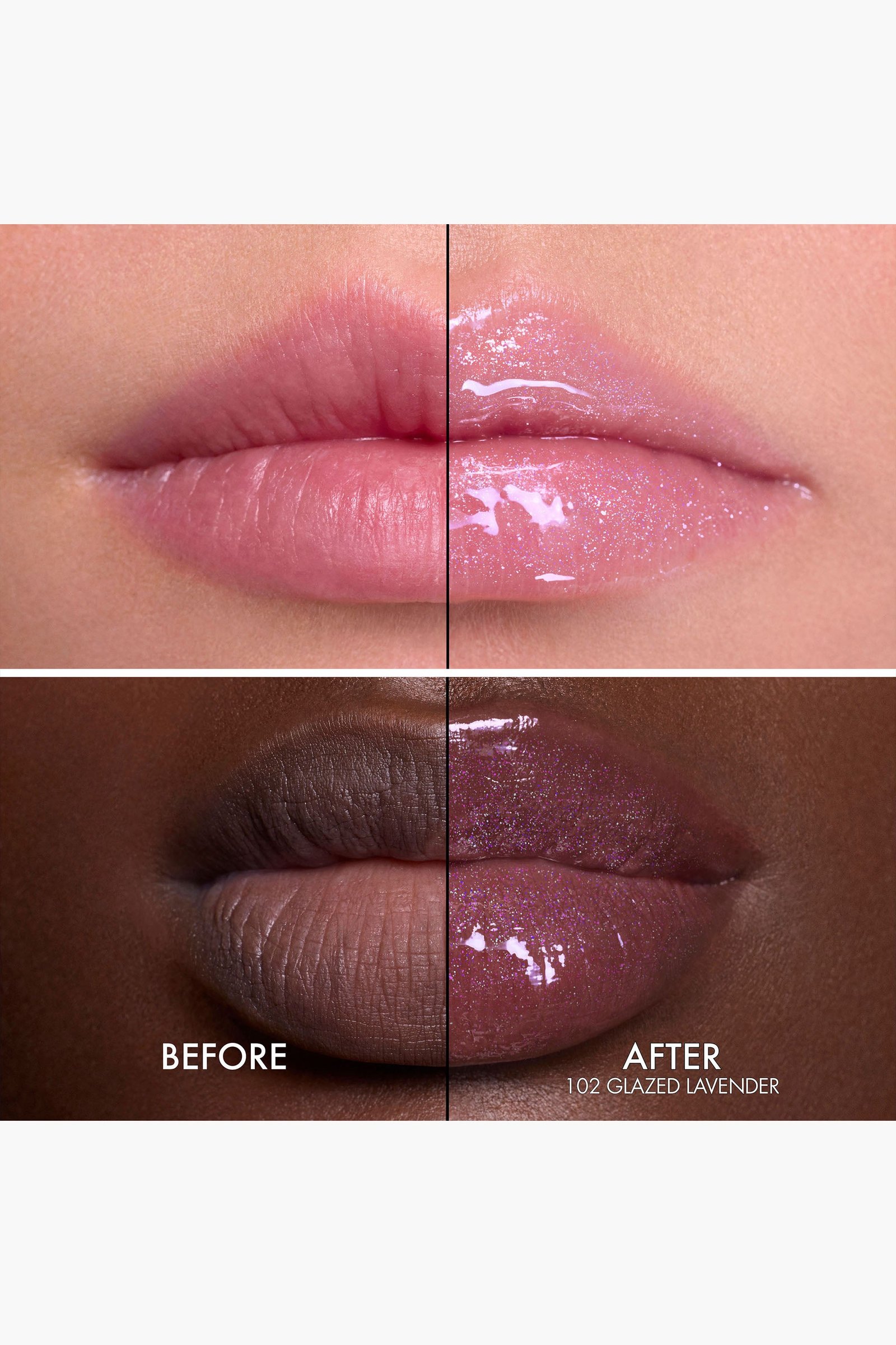 Dior Addict Lip Glow Butter color 102 — 102 Glazed Lavender