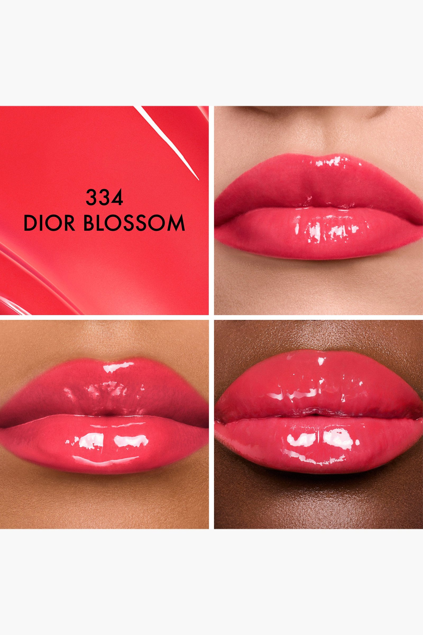 Dior Addict Glass Lipstick color 334 — 334: DIOR BLOSSOM