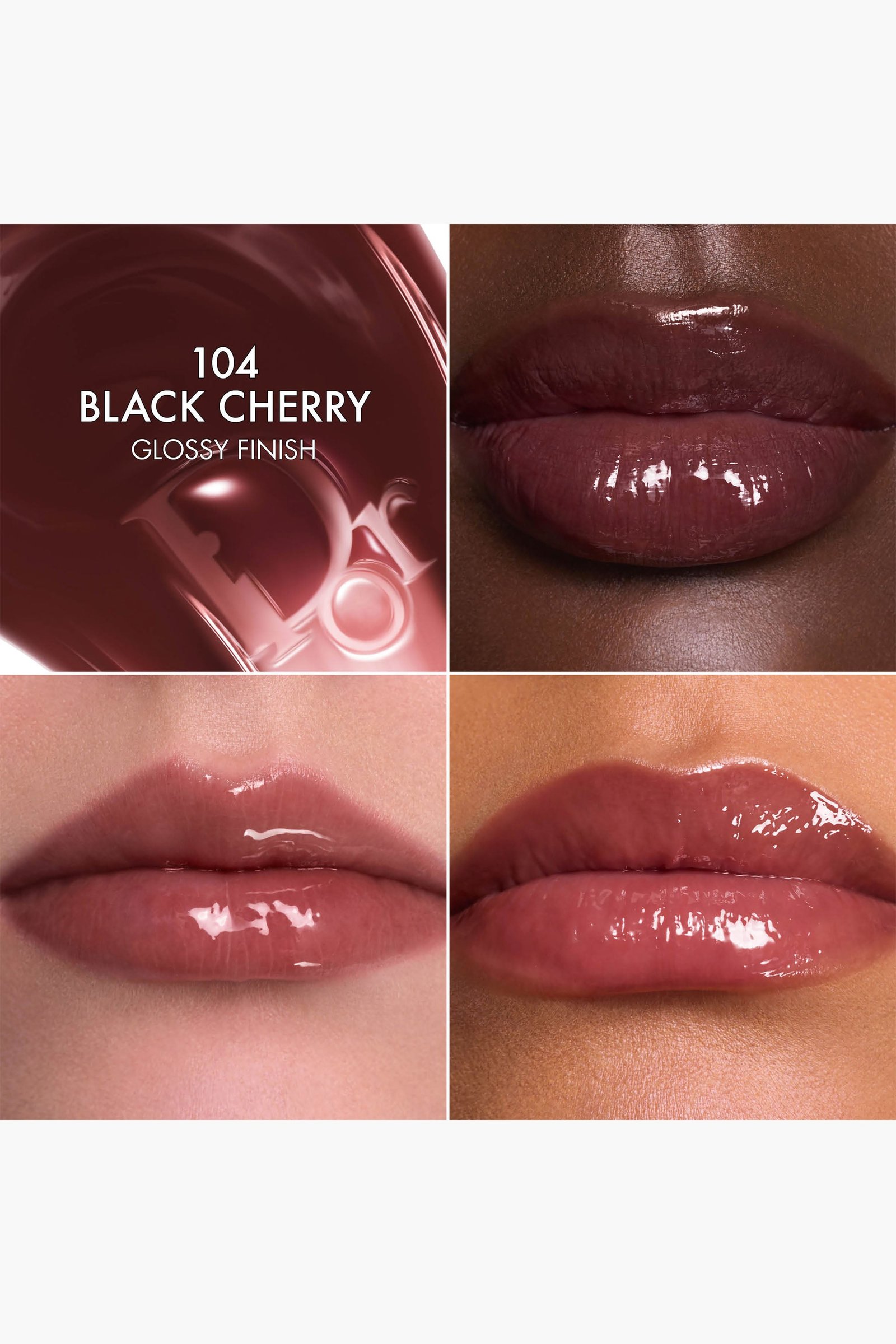 Dior Addict Lip Glow Butter color 104 — 104 Black Cherry