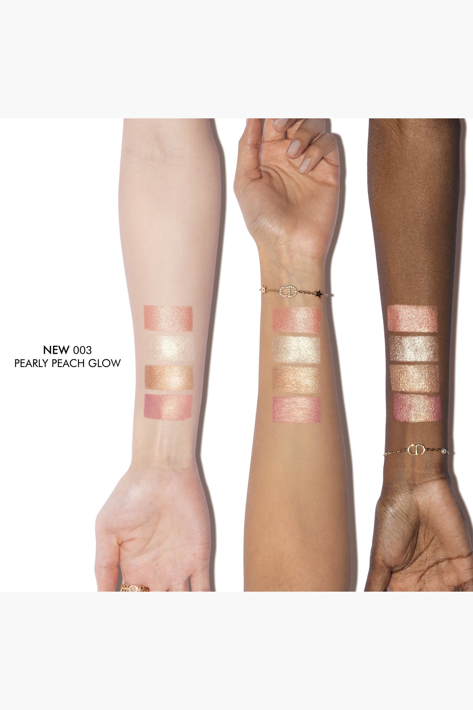 Dior Backstage Glow Maximizer Palette color 003 — 003 Pearly Peach Glow