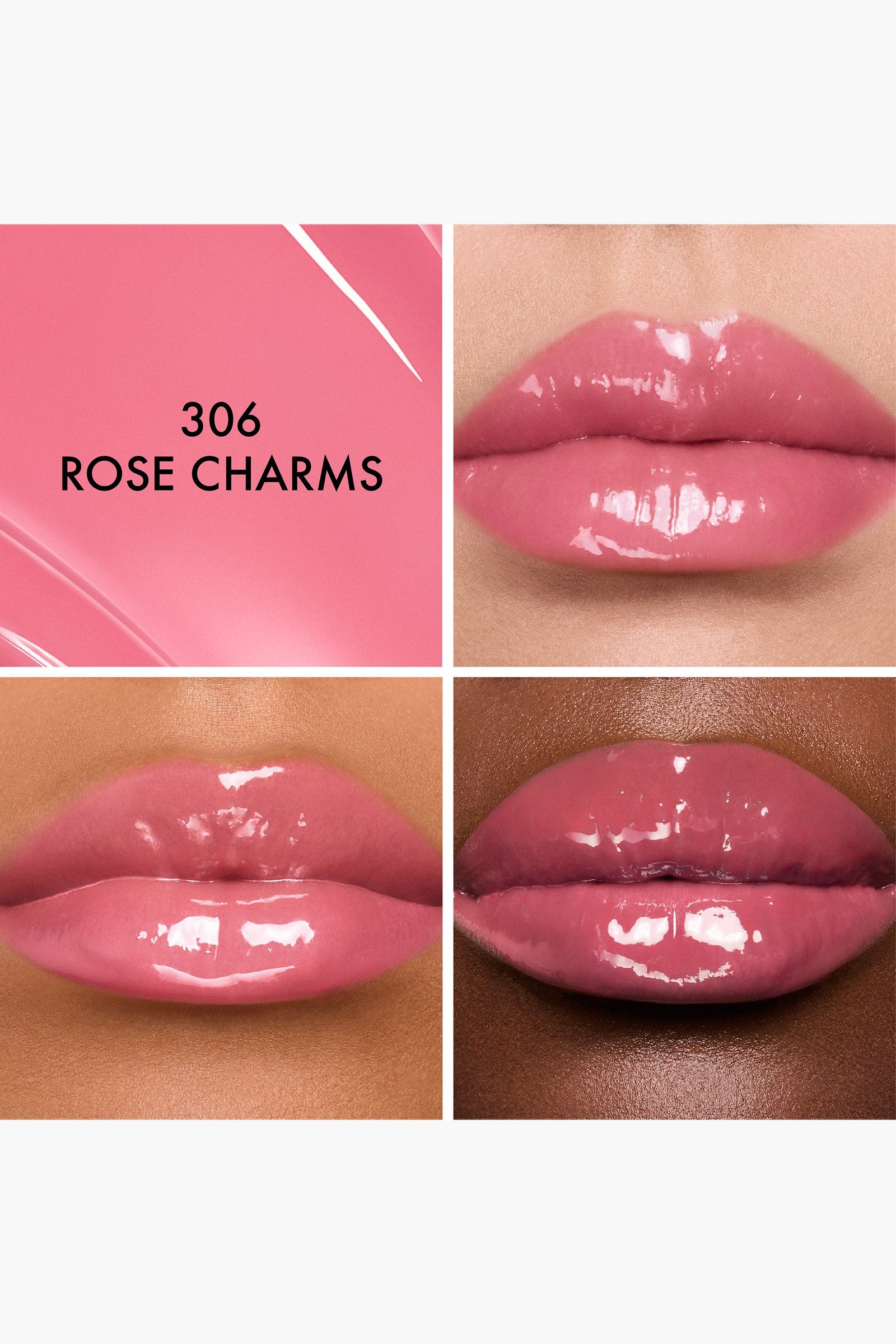 Dior Addict Glass Lipstick Refill color 306 — 306: ROSE CHARMS