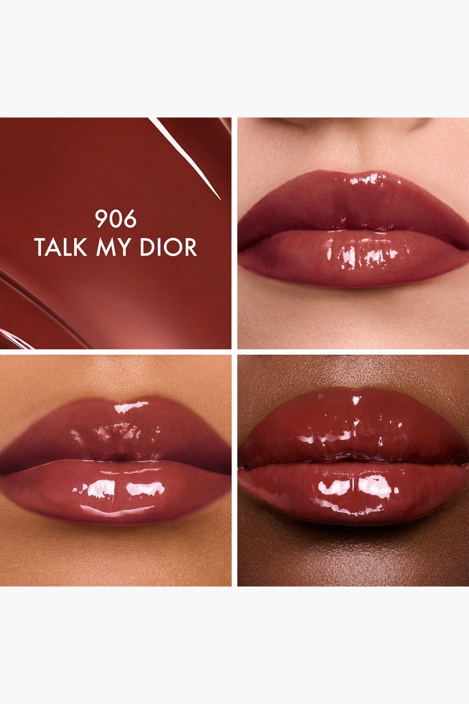 Dior Addict Glass Lipstick color 906 — 906: Talk My Dior