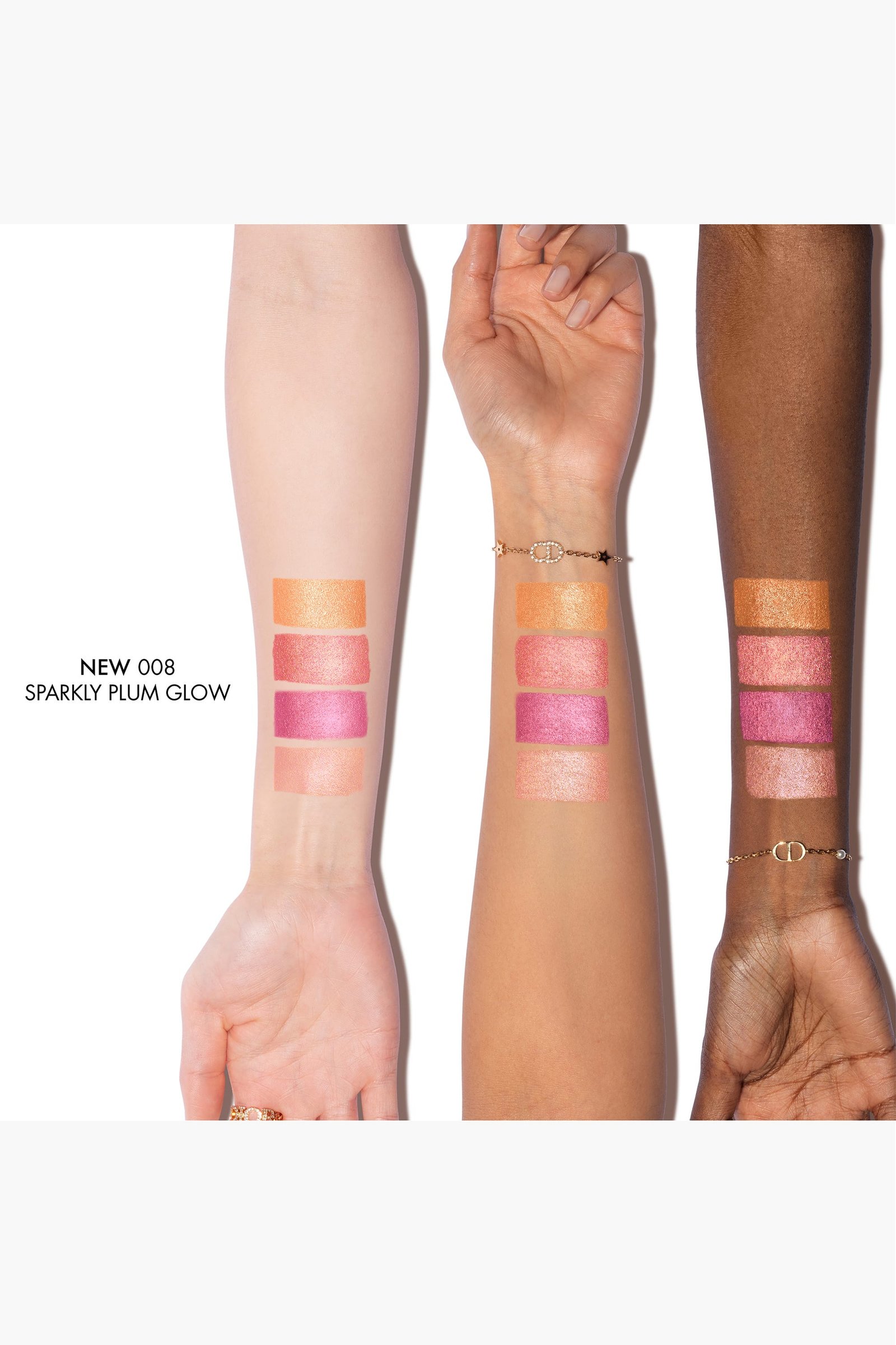 Dior Backstage Glow Maximizer Palette color 008 — 008 Sparkly Plum Glow